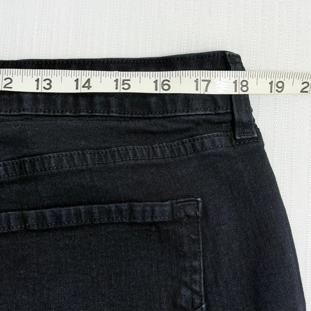 NYDJ Marilyn Straight Jeans 18W Lift Tuck Dark Wash Black Stretch Denim Women - Picture 3 of 6